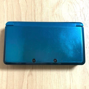 Nintendo 3DS Aqua Blue Handheld Console Japan Version Tested Works - Picture 1 of 5