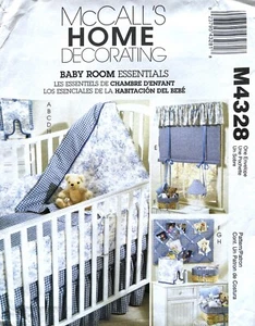 Patrón McCall's Baby Room Essentials M4328 SIN CORTAR - Imagen 1 de 2