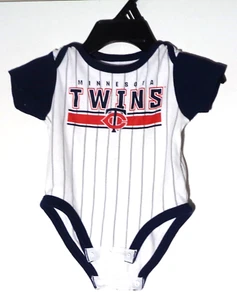Minnesota Twins Infantes Una Pieza, por MLB, Talla 0-3 Meses (Juego de 2 idénticos) - Imagen 1 de 10