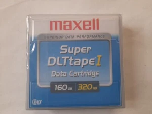 MAXELL Super DLT Tape I Data Cartridge 160GB/320GB- SDLT 220/320 Drives- Sealed - Picture 1 of 4