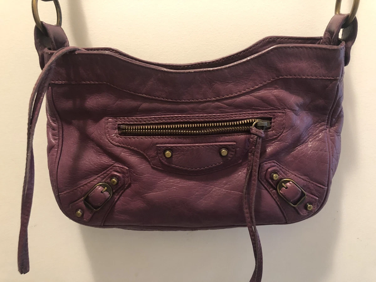 Balenciaga City Mini Leather Exterior Bags & Handbags for Women