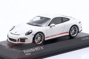 Minichamps 2016 Porsche 911 (991) R Bianco 1:43 Nuovo!*RARO! - Foto 1 di 4