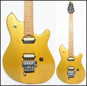 Used 90s PEAVEY USA Wolfgang Special Vintage Gold D-Tuner Locking Tremlo W/HSC - Picture 1 of 11
