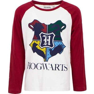 Niños Niños Niñas Día Mundial del Libro Hogwarts Camiseta Manga Larga 6 a 12 Años Foto 1 de 2