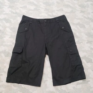 Lauren Ralph Lauren Shorts Womens 8P Black Cargo Pockets Bermuda - Picture 1 of 10