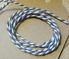 10 m Premium Bakers Twine String White & Grey 2mm Cord Gifts Crafts Food Safe  