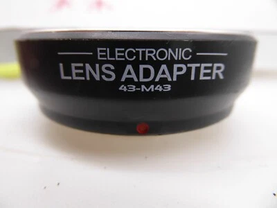 Electronic Lens Adapter 43-M43 mint condition  Lens Mount Adapter - Image 1 of 4