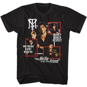 Camicia Scarface Box Collage Film - Foto 1 di 2