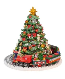 Musical CM.17 H Mechanical Tree Christmas With Train Melody Or Tree 59129 - Picture 1 of 4