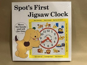 Spot's First Jigsaw Clock Spot The Dog Vintage Clock Puzzle 1988 - Picture 1 of 6