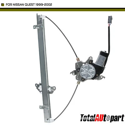 Regulador de ventana eléctrica con motor para Nissan Quest 1999-2002 conductor delantero izquierdo Foto 1 de 4