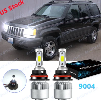 For 1993 1994 1995 1996 1997 Jeep Grand Cherokee 9004/9007 LED Headlight Bulb - Image 1 of 4