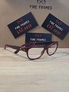 Gucci GG 3639 OXU Braun Leder/Rot/Gold Schnalle 53-16-135 Brille (seltener Fund) - Bild 1 von 11