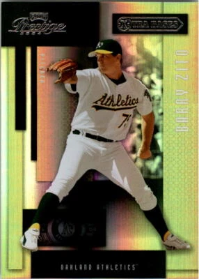 2004 Playoff Prestige Xtra Bases Black #132 Barry Zito/75 - NM-MT - Image 1 of 2