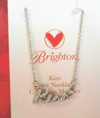 COLLAR BRIGHTON KISS PETITE Cristales Nuevo en Tarjeta Sellado en Plástico NUEVO CON ETIQUETAS-RT-$38 Foto 1 de 4