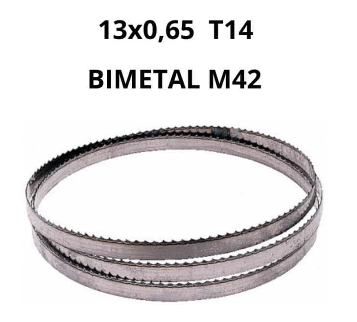 Lama sega a nastro 1335x13X0,65 T14 Femi 780 782 783xl nebes tm101 taglio metall - Immagine 1 di 1