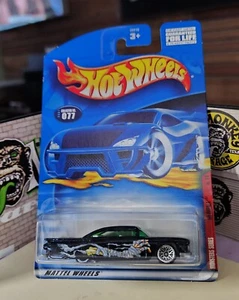 👓Hot Wheels 2001 #077🚘'59 Chevy IMPALA LOWRIDER Black⭐Chrom Lace Whls⚡MONSTERS - Picture 1 of 7