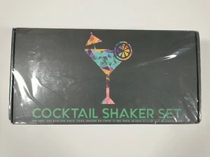 Modern Mixology - 23-Piece Cocktail Shaker Set - Stainless Steel - New - Picture 1 of 4