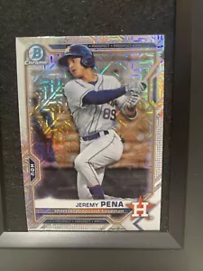 2021 Bowman Chrome Prospects Mojo Refractor #BCP-190 Jeremy Pena - Astros - Picture 1 of 2