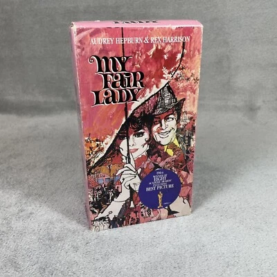 My Fair Lady VHS Audrey Hepburn & Rex Harrison - Fox Video 1990 Foto 1 de 4