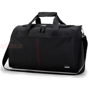 Mens Women Large Holdall Duffle Shoulder Bag Travel Weekend Gym Sports Luggage - Picture 1 of 23