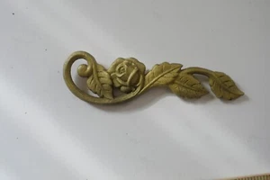Cast Iron Rose with leaves  WALL DECOR Elements, Rail Fence Insert - Picture 1 of 4