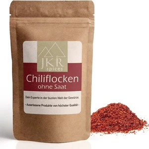 1kg Chili geschrotet Chilis crushed Chilli Flocken ohne Saat Chili ohne Kerne - Bild 1 von 10