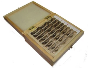 8PR WAVY PARALLEL SET METRIC 9MM - 23MM ULTRA THIN PARALLELS RDGTOOLS - Picture 1 of 1
