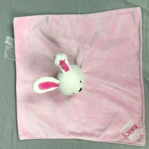 Carters Child Of Mine Pink Mommy Loves Me Bunny Rabbit Security Blanket Lovey - Picture 1 of 5