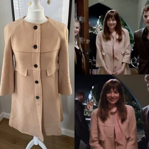 RARE Zara Coat As Seen On Anastasia Steele Fifty Shades of Grey - Picture 1 of 3