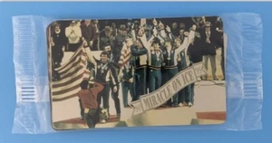 1980 MIRACLE ON ICE USA OLYMPIC GOLD METAL HOCKEY TEAM SEALED SET 1995 GTS MT - Picture 1 of 2