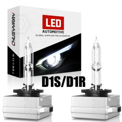 2x LED Headlight Light Bulbs 180W D1S D1R HID Xenon Replace Lamp Kit 6000K White - Image 1 of 4