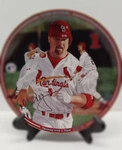 MARK MCGWIRE COLLECTOR PLATE---OPENING WITH A SLAM - Picture 1 of 4