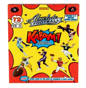 2024 Panini Absolute Kaboom Football Card Adventskalender Countdown Box 24 Packs - Bild 1 von 1