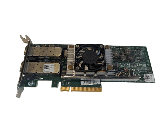 Y40PH Dell Broadcom 57810S Dual Port 10Gb Network Adapter HH Bracket No SFPs - Image 1 of 4