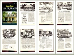 SOUTHERN LIVING 1992 BOOK VINTAGE HOUSE PLANS MID CENTURY ATOMIC RANCH STYLE   A - Imagen 1 de 2