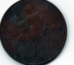 Frankreich: 10 Centimes 1915 - Bild 1 von 2