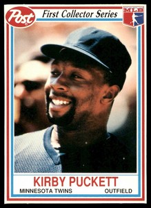 1990 Post Cereal Kirby Puckett #3 NM-MT Minnesota Twins
