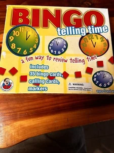 Bingo Telling Time Age 5 & Up - Picture 1 of 4
