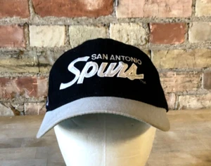 VTG Sports Specialties San Antonio Spurs Script Fitted Wool Cap - Size 7 - Picture 1 of 5