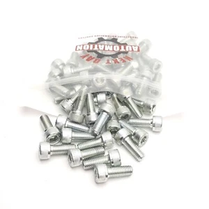 Lote de 50 tornillos tapados cabezal de toma enchapado CSH-STH-M8-20, M8x1,25 x 20 mm de largo - Imagen 1 de 3