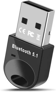 Adattatore Bluetooth 5.1 USB Chiavetta ricevitore adattatore per PC e laptop - Foto 1 di 7