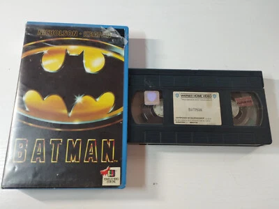 BATMAN Jack Nicholson MICHAEL Keaton Tim Burton 1989 - VHS Kassette Tape - Bild 1 von 4
