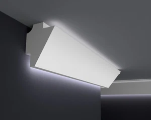 (10 meter) - Deckenleisten, Stuckliesten LED, LED Zierleiste Stuckleiste - Bild 1 von 4