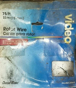 Rotor Wire 75 ft | 75' | 23m | 3 Conductor 22 Gauge 7 Strand Color-Coded Copper - Picture 1 of 5