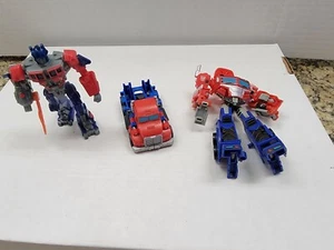 Hasbro Transformers Optimus Prime McDonalds Happy Meal Toy #1 2010 + 2 more lot - Picture 1 of 9