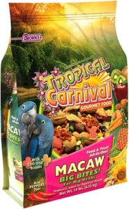 F.M. Brown'S Tropical Carnival, Gourmet Macaw Food Big Bites for Big Beaks - See - Picture 1 of 12