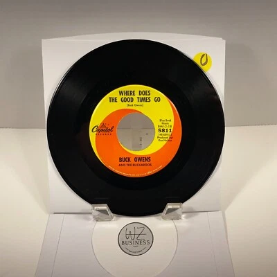 Buck Owens And His Buckaroos Where Does The Good Times Go Capitol Records 5811 - Image 1 of 2