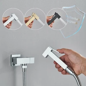 Spruzzatore doccia bidet acciaio inox doccia borse WC rubinetto igiene mano soffione doccia - Foto 1 di 112
