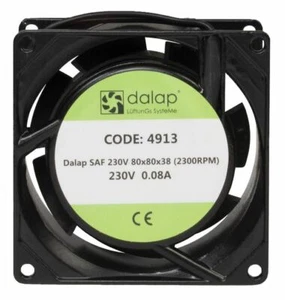 Computerlüfter Lüfter Gehäuselüfter Ventilator Fan 2300 U/min AC 230V 80x80x38mm - Bild 1 von 2